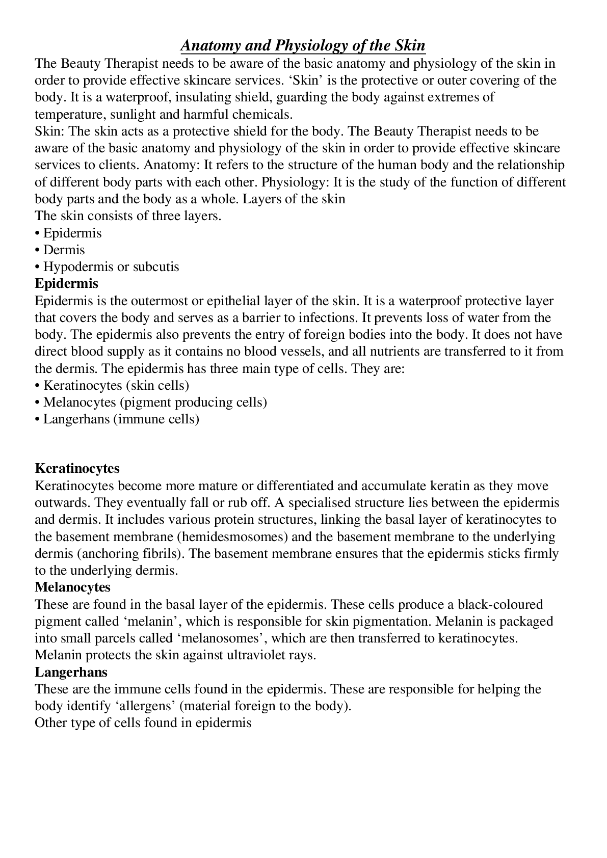 Preview image for Facial Summary